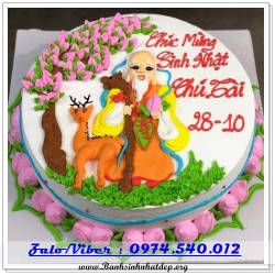 Mẫu Bánh Sinh Nhật Đẹp - A308